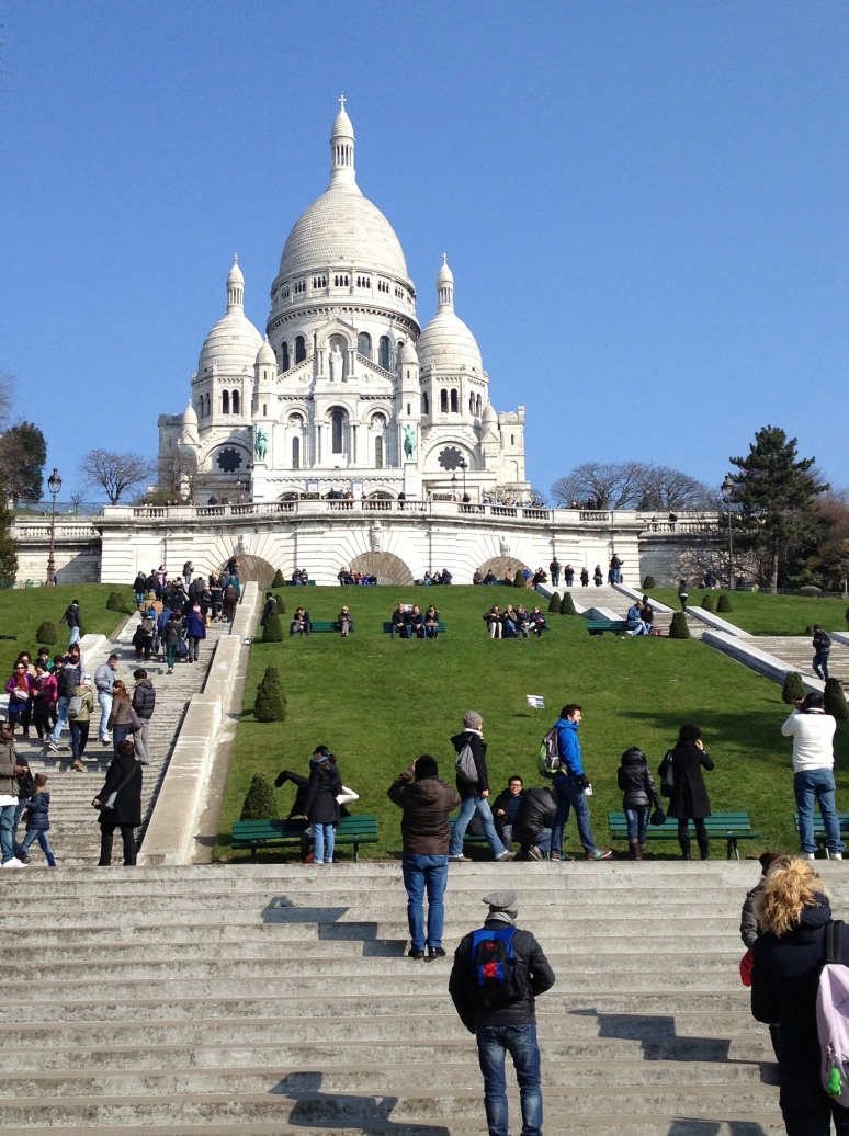 Sacre Coeur - Even though it looks very old, this famous church was actually built in the late 1800s 